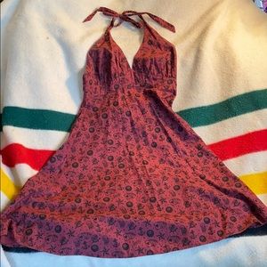Rare Sailor Jerry Tattoo Halter Dress - L